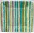 Watercolor Stripe Blue Floral Garden Theme Party 7" Square Dessert Plates
