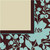 Cocoa Floral Brown Robin's Egg Blue Flower Garden Party Paper Beverage Napkins
