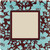 Cocoa Floral Brown Robin's Egg Blue Flower Garden Party 10.5" Banquet Plates