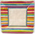 Poppy Stripe Floral Spring Flower Garden Party 7" Square Paper Dessert Plates