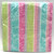Spring Fashion Stripe Floral Flower Garden Party Paper Beverage Napkins