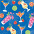 Summer Sippin' Tropical Luau Theme Cocktail Party Paper Luncheon Napkins