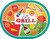Backyard Bash BBQ Picnic Summer Cookout Theme Party 12" x 9.25" Banquet Plates