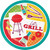 Backyard Bash BBQ Picnic Summer Cookout Theme Party 9" Paper Dinner Plates