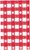 Red Gingham Cookout BBQ Picnic Theme Party Decoration Plastic Tablecover