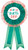 Happy Cake Day Pink Green Adult Birthday Party Favor Fabric Award Ribbon