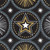 Glitter Starz Black Gold Stars Hollywood Theme Party Paper Beverage Napkins