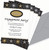 Glitter Starz Black Gold Stars Hollywood Theme Party Printable Invitations