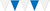 Blue & White German Oktoberfest Theme Party Decoration 30 ft. Pennant Banner