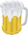 Inflatable Beer Mug Cooler German Oktoberfest Theme Party Table Decoration