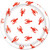 Crawfish Cookout Boil Summer Luau Theme Party 7" Paper Dessert Plates