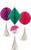 Young and Fab Over the Hill Adult Birthday Party Hanging Honeycomb Decorations