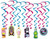 Soda Shop 50's Sock Hop Decades Retro Theme Party Hanging Decoration Whirls