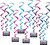 Cassette Tape 80's Decades Retro Music Theme Party Hanging Decoration Whirls