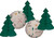 Wilderness Adventure Outdoors Birthday Party Lanterns & Honeycomb Decorations