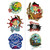 Jake and the Never Land Pirates Kids Birthday Party Favor Temporary Tattoos
