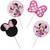 Minnie Mouse Disney Cartoon Kids Birthday Party Decoration Food Cupcake Picks