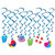 Pool Party Summer Luau Beach Theme Party Hanging Decoration Whirls