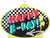 Skater Party Skateboard Checkered Birthday Party Decoration Molded Cake Candle