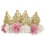 Little Miss One-derful Pink Kids 1st Birthday Party Favor Lace Crown