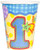 Hugs & Stitches Boy Blue Kids First 1st Birthday Party 9 oz. Paper Cups