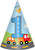 On the Road Cars Trucks Kids 1st Birthday Party Favor Paper Cone Hats