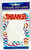 Party Streamers White Happy Birthday Adult Party Single Panel Thank You Notes