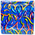 Celebration Streamers Blue Birthday Party 10.25" Square Paper Banquet Plates