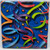 Celebration Streamers Blue Adult Birthday Party Paper Luncheon Napkins