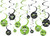 Level Up Video Game Gamer Kids Birthday Party Hanging Swirl Decorations