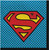 Justice League Heroes Unite DC Comics Birthday Party Luncheon Napkins SUPERMAN