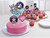 Internet Famous Music Dance Girl Kids Birthday Party Decoration Paper Topper Kit