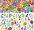 Birthday Celebration Balloon Bright Color Party Decoration 5 oz. Foil Confetti