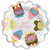 Spa Party Makeup Girls Kids Slumber Happy Birthday Party 9" Paper Dinner Plates
