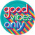 Good Vibes 60's & 70's Decades Retro Theme Party 10.5" Paper Banquet Plates