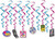 I Love the 90's Music Retro Decades Theme Party Hanging Decoration Whirls