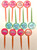 Princess Tiara Pink Blue Girl Happy Birthday Cupcake Party Decoration Food Picks