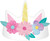 Enchanted Unicorn Fantasy Girls Cute Kids Birthday Party Favor Paper Crowns