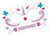 Rainbow Butterfly Unicorn Kitty Cute Kids Birthday Party Favor Body Jewelry