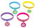 Rainbow Butterfly Unicorn Kitty Cute Kids Birthday Party Favor Rubber Bracelets