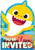 Baby Shark Dance Pinkfong Cartoon Kids Birthday Party Invitations w/Envelopes