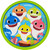 Baby Shark Dance Pinkfong Cartoon Kids Birthday Party 9" Paper Dinner Plates
