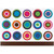 Graphic Flair Modern Adult Birthday Party Thank You Notes Cards w/Envelopes