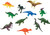 Dinosaurs Jurassic Kids Birthday Party 48 pc. Mega Value Pack Favors