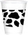 Cow Print Animal Farm Barn Wild Western Theme Party 25 ct. 16 oz. Plastic Cups