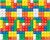 Building Blocks Toy Birthday Party Hanging Wall Decoration Insta-Theme Backdrop