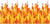 Flame Fire Halloween Theme Party Hanging Wall Decoration Insta-Theme Backdrop