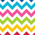 Bright Chevron Modern Rainbow Garden Birthday Party Bulk Beverage Napkins