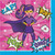 Girl Superhero Comic Book Hero Pink Birthday Party Paper Luncheon Napkins
