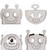 Party Robots Toy Space Bots Boys Kids Birthday Party Favor Paper Masks